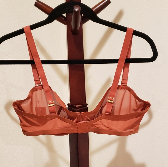 CUUP "Balconette" mesh bra, clay color, size 38E - NEW - Picture 2 of 10